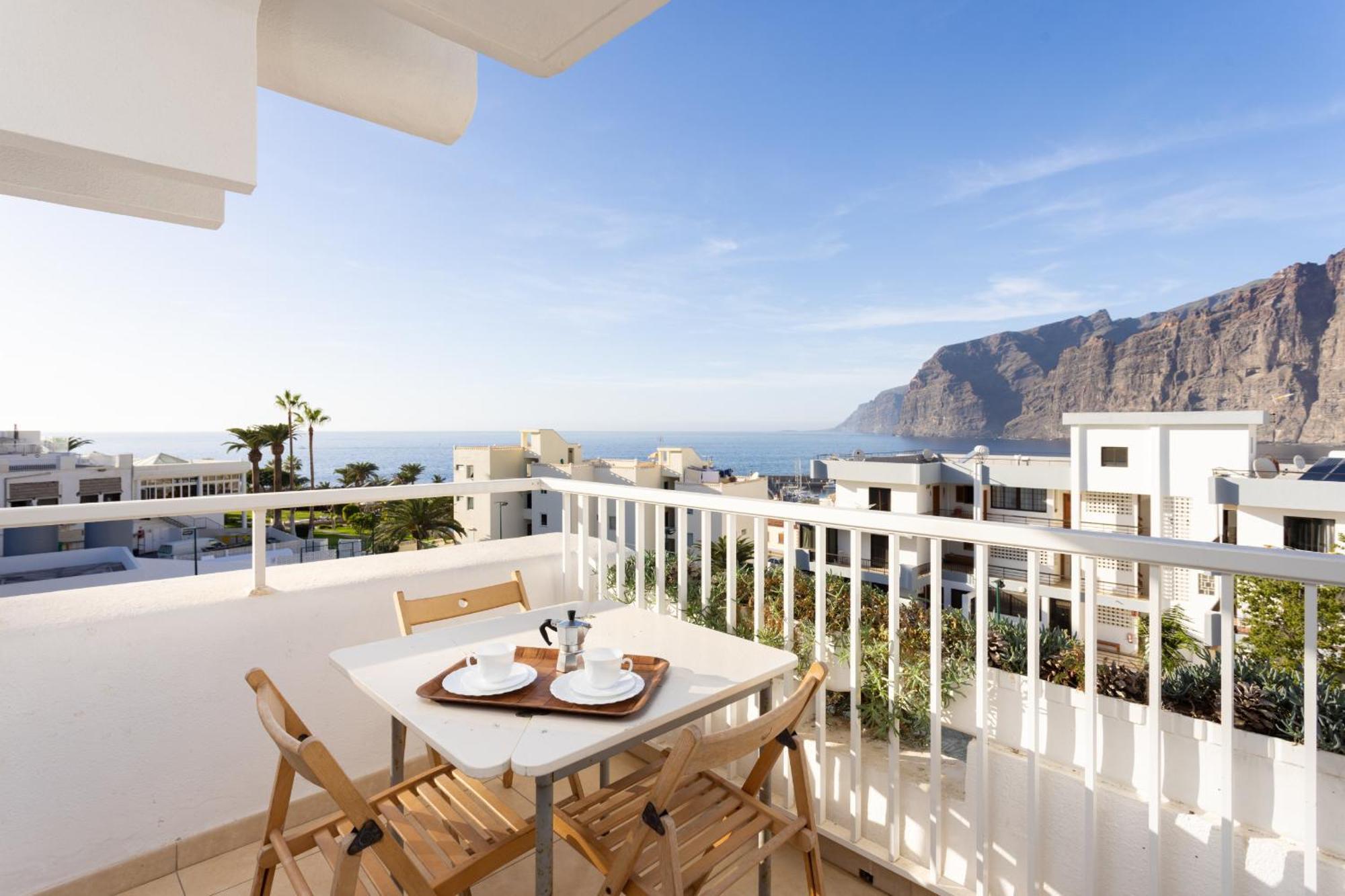 Okstay Los Gigantes With Ac, Terraces And Sea Views Сантъяго-дель-Тейде Экстерьер фото